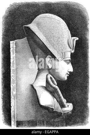 Ramesse II, c. 1303 BC - 1213 BC, terzo faraone della XIX dinastia egizia, Ramses II., um 1303 v. Chr. - 1213 v. Chr., Foto Stock