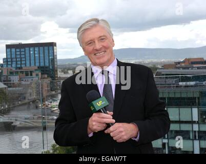 Pat Kenny & Alison Comyn svelata come facce di UTV Irlanda al lancio dell'Irlanda stazione televisiva in corrispondenza del marcatore Hotel, Dublino, Irlanda - 19.08.14. Dotato di: Pat Kenny dove: Dublino, Irlanda quando: 19 Ago 2014 Foto Stock