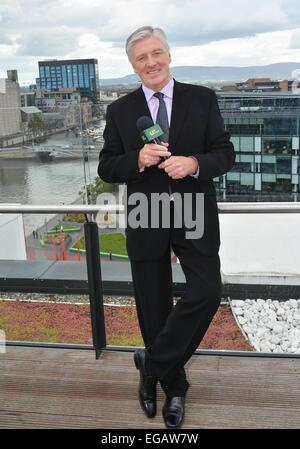 Pat Kenny & Alison Comyn svelata come facce di UTV Irlanda al lancio dell'Irlanda stazione televisiva in corrispondenza del marcatore Hotel, Dublino, Irlanda - 19.08.14. Dotato di: Pat Kenny dove: Dublino, Irlanda quando: 19 Ago 2014 Foto Stock