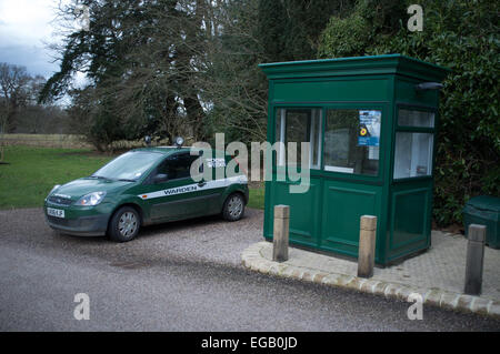 Warden ufficio in Windsor Great Park Foto Stock