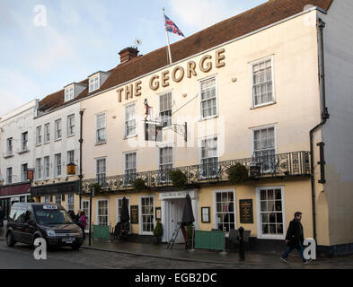 The George Hotel, Colchester, Essex, Inghilterra, Regno Unito Foto Stock