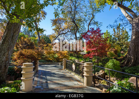 Dallas Arboretum e Giardino Botanico in autunno, Texas, Stati Uniti d'America Foto Stock