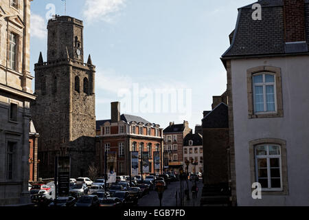 Il Belfry (Beffroi) a Boulogne sur Mer, Pas de Calais, Francia Foto Stock