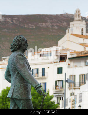 Salvador Dali statua. Foto Stock