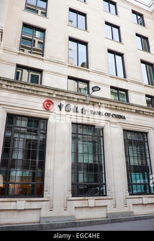 Banca di Cina Old Jewry Street City Of London REGNO UNITO Foto Stock