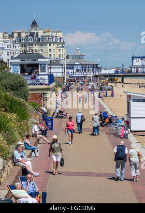 Eastbourne Lungomare Pier Eastbourne Sussex England Foto Stock