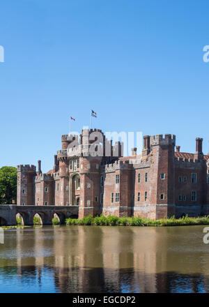 Il Castello di Herstmonceux East Sussex England Regno Unito Foto Stock