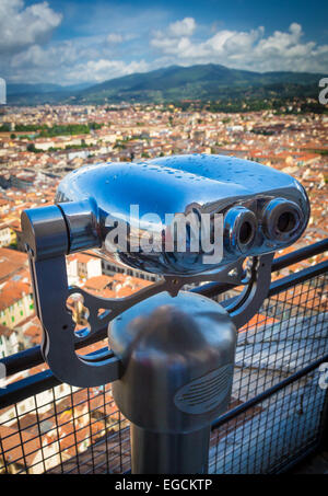 La Basilica di Santa Maria del Fiore (Inglese: basilica di Santa Maria del Fiore) è la chiesa principale di Firenze, Italia Foto Stock