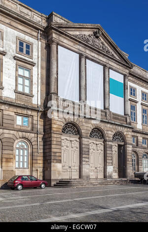 Museo di Storia Naturale di Porto palazzo universitario in Gomes Teixeira Square. Porto, Portogallo. Foto Stock
