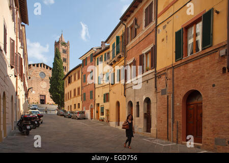La Basilica di Santa Maria dei Servi, una chiesa del XIII secolo, Siena, Sito Patrimonio Mondiale dell'UNESCO, Toscana, Italia, Europa Foto Stock