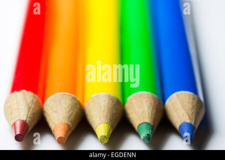 Matite colorate Foto Stock