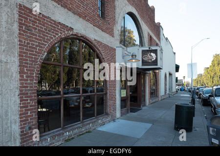 Steelhead Ristorante e Birreria in Burlingame, California. Foto Stock