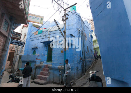 Città blu Rajhastan Foto Stock