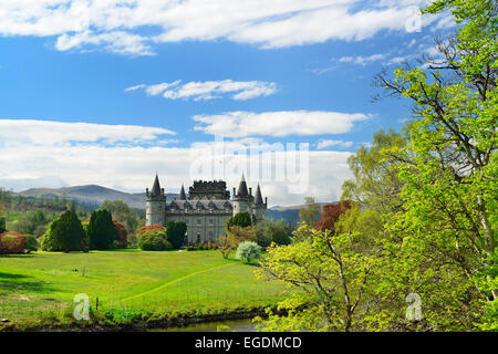 Inveraray Castle, Argyll and Bute, Scozia, Gran Bretagna, Regno Unito Foto Stock