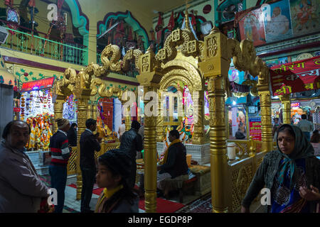 Il Hindu Mata Temple femmina commemorazione di San Lal Devi, rinomato per la sua fertilità-migliorare competenze, Amritsar e India Foto Stock