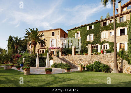 Esterno il colpo di Hotel La Residencia, Deia, Maiorca, SPAGNA Foto Stock