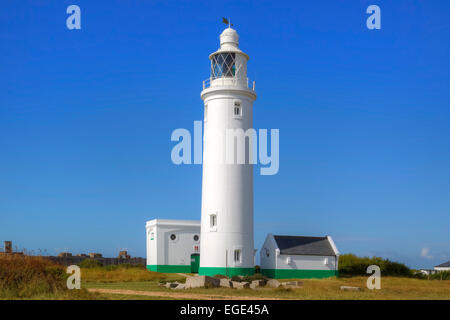 Faro, Hurst punto, Hampshire, Inghilterra, Regno Unito Foto Stock