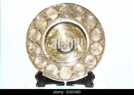 Grand Prince Hotel Shin-Takanawa, Tokyo, Giappone. 19 Feb, 2015. J.League Trophy, 19 febbraio 2015 - Calcetto : 2015 J.LEAGUE Conferenza stampa al Grand Prince Hotel Shin-Takanawa, Tokyo, Giappone. Foto Stock