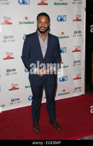 OK! TV pre-awards party di onorare il Emmy nominees, presentatori e dando un tappeto tenutosi presso il Sofitel Los Angeles - Arrivi con: Brandon Jay McLaren dove: Los Angeles, California, Stati Uniti quando: 21 Ago 2014 Foto Stock