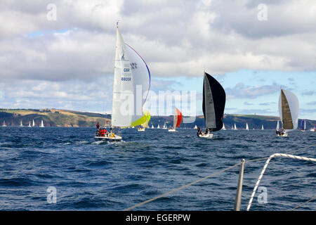 Dartmouth annuale regata di vela Devon UK Foto Stock