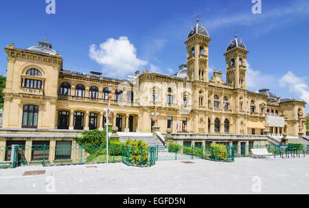 Municipio di San Sebastian, Gipuzkoa, Spagna Foto Stock