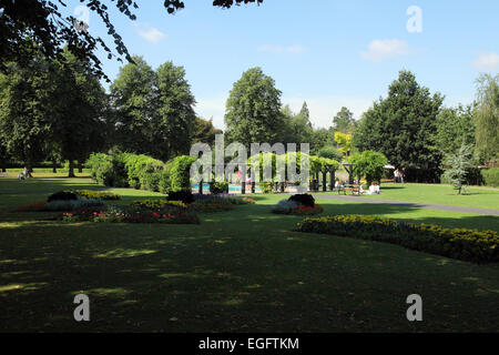 Wyndham Park, a Grantham, Lincolnshire Foto Stock