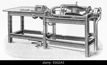Tabacco Vintage macchina di filatura a partire dalla fine del XIX secolo Foto Stock
