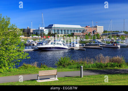 Lungomare di Thunder Bay, Ontario, Canada Foto Stock