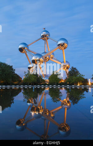 Il Belgio, Bruxelles, all'Atomium Foto Stock