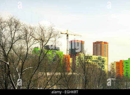 costruzione di boom Foto Stock