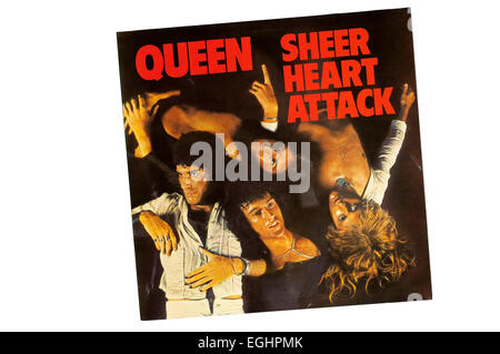 Puro attacco di cuore è stato il terzo album da British rock band Queen, rilasciato nel novembre 1974. Foto Stock