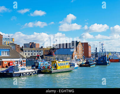 Il porto di Poole, Dorset, England Regno Unito Foto Stock