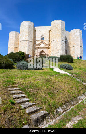 L'Italia, Puglia, Andria, Castel del Monte Foto Stock