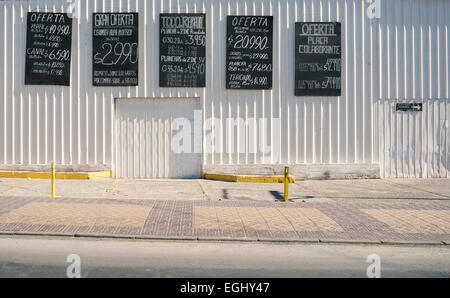 Scena di strada, Calama, El Norte Grande del Cile Foto Stock