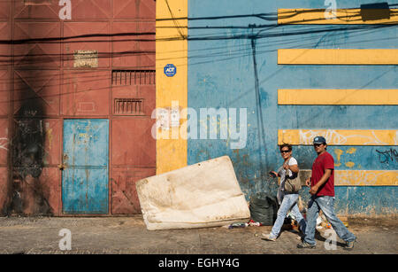 Scena di strada, Calama, El Norte Grande del Cile Foto Stock