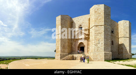 L'Italia, Puglia, Andria, Castel del Monte Foto Stock