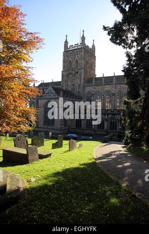 Malvern Priory, Great Malvern, Worcestershire Foto Stock