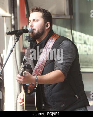 Tyler Farr esegue sul 'Fox & Friends' estate All-American Serie di concerto con: Tyler Farr dove: la città di New York, New York, Stati Uniti quando: 22 Ago 2014 Foto Stock