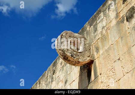 Chichen Itza Palla Messico Foto Stock