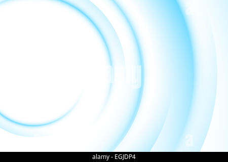 La luce blu del gradiente dello sfondo astratto con spazio di copia Foto Stock