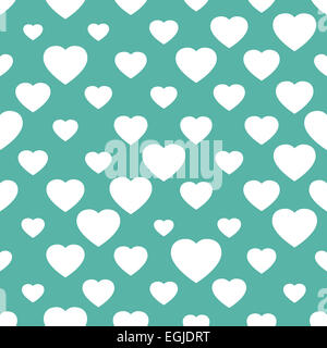 Abstract sfondo senza giunture con cuori illustrazione Foto Stock