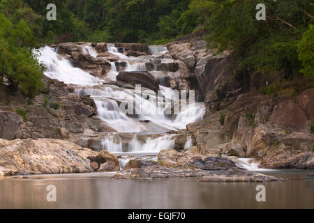 Ba Ho cascata, Nha Trang, Vietnam, Asia del sud-est asiatico Foto Stock