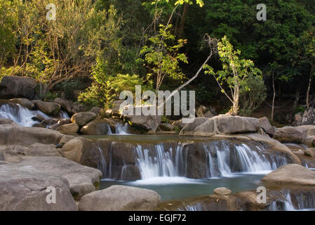 Ba Ho cascata, Nha Trang, Vietnam, Asia del sud-est asiatico Foto Stock