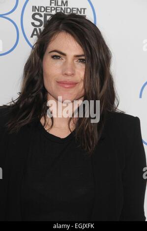 Febbraio 21, 2015 - Los Angeles, CA, Stati Uniti d'America - Feb 21, 2015 - Los Angeles, CA, Stati Uniti d'America - attrice Clea Duvall al "trentesimo Spirit Awards' Venice Beach, CA. (Credito Immagine: © Paul Fenton/ZUMA filo) Foto Stock