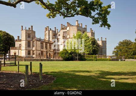 Sherborne Castle - una cinquecentesca di Tudor Mansion dal 1594 nel Dorset, England, Regno Unito Foto Stock