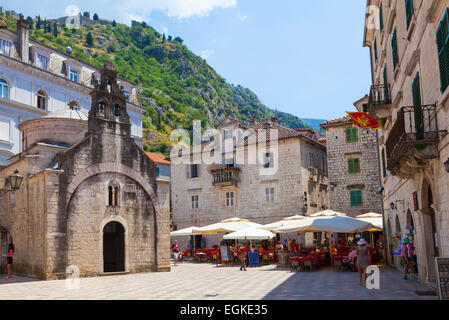 Città di Kotor, Montenegro. Foto Stock