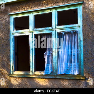 Finestre rotte Foto Stock