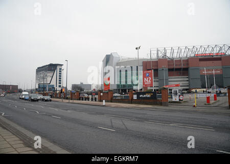 Hotel calcio, una partita di football Themed Hotel situato sul lato opposto del Manchester United Football Club, Old Trafford, Manchester Foto Stock