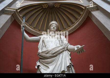 Statua di Hera. Ii secolo d.c. copia di un tardo originale greco. Collezione Barberini. Museo Pio-Clementine. Musei Vaticani. Foto Stock