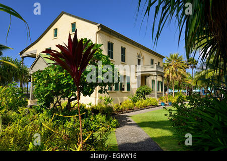 Hulihe"e Palazzo di Kailua-Kona, Big Island, STATI UNITI D'AMERICA Foto Stock